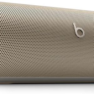 Bluetooth Speaker and Portable Wireless Charger via USB-C – Up to 24 Hours Battery Life, IP67 Water Resistant, Apple & Android Compatible, Built-in Microphone – Campagne Gold